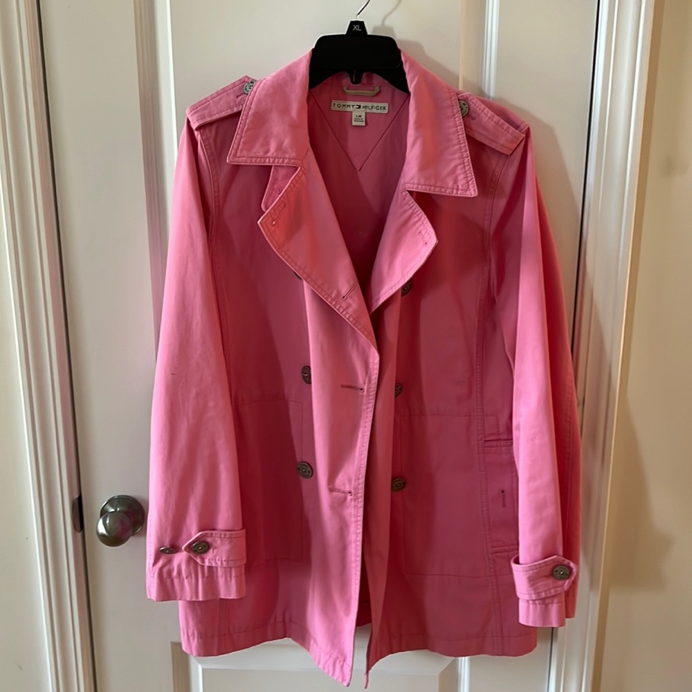 Tommy Hilfiger hip length “trench coat”